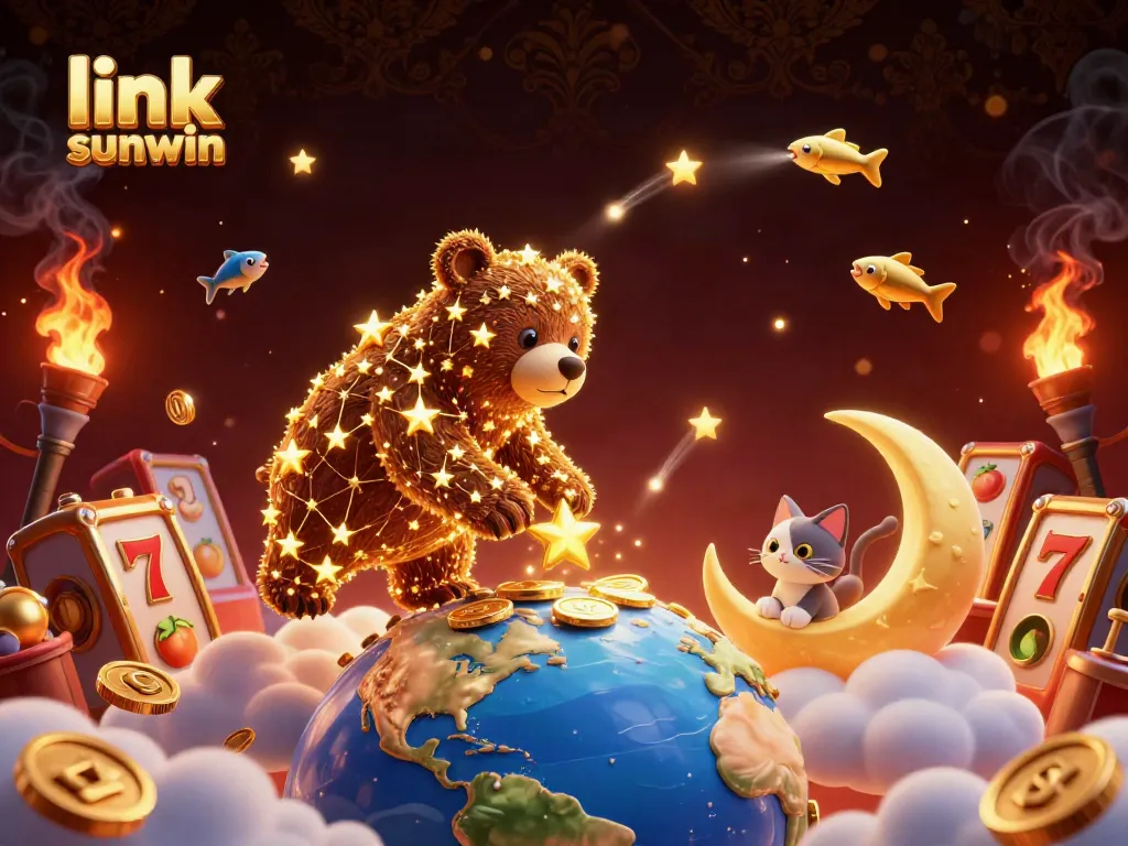 Play and win at link sunwin with exciting slots and a dazzling constellation bear!