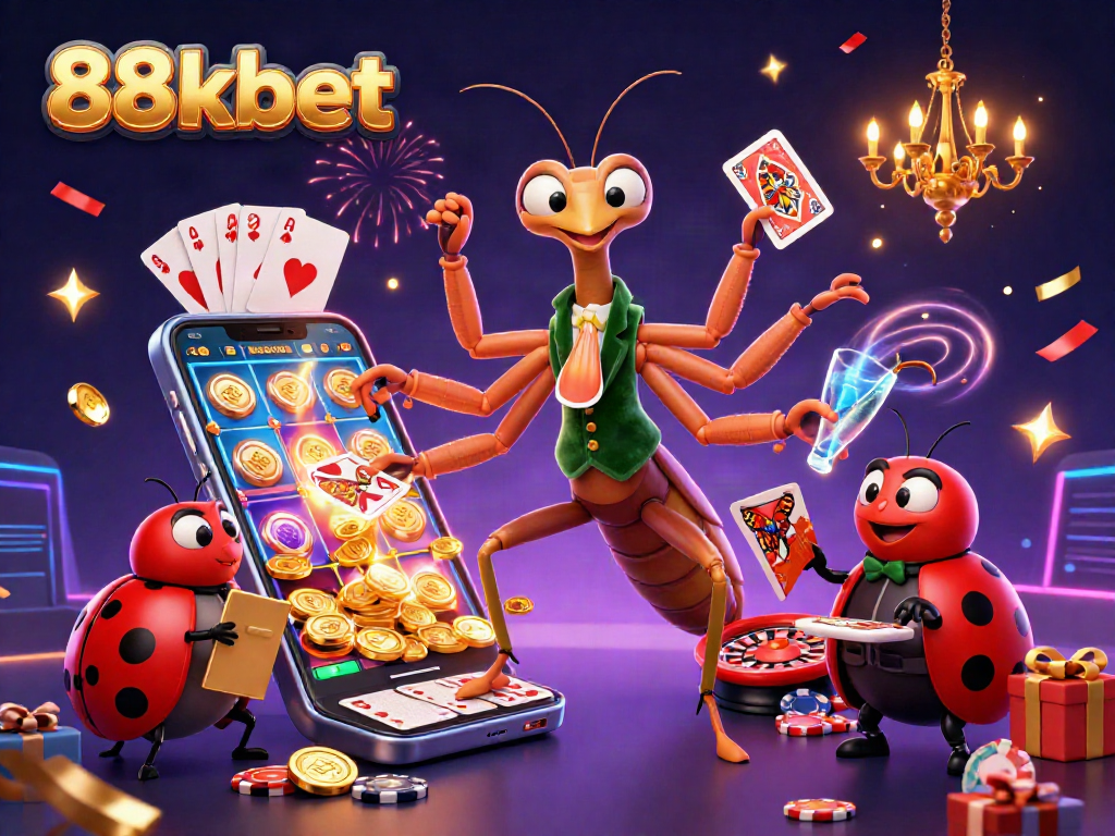 Experience winning strategies at 88kbet with colorful slots and casino games in a festive atmosphere.