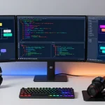 hb88bee software development workspace showcasing modern technology tools