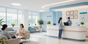Medical clinic showcasing compassionate healthcare services for luck8 bet enthusiasts, focusing on patient care, doctor consultations, and wellness.
