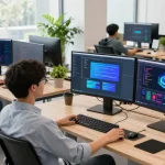 MB66 advanced software platform in a modern coding workspace featuring innovative technology and tools.