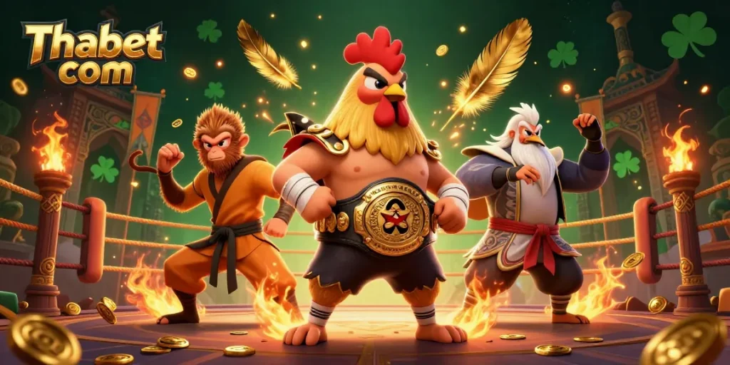 Experience thrilling gameplay with Thabet com featuring dynamic martial arts characters in an engaging casino atmosphere.